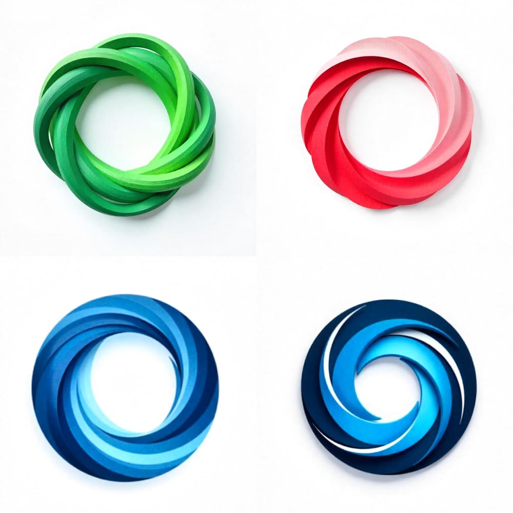 Read more about the article 2D Circular Abstract Logo Design Prompt