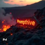 Volcanic Ember Edition 3D Logo AI Prompt
