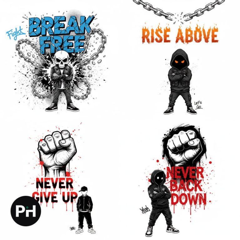 Street Art Motivational Poster AI Prompt