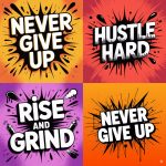 Classic Street Art Motivational Poster AI Prompt