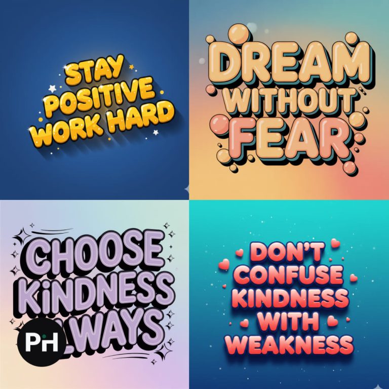 3d Glossy Motivational Poster AI Prompt Template